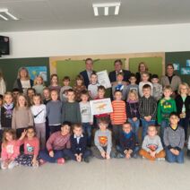 Zertifizierung für die bisher einzige GeoparkKiTa des Geoparks Grenzwelten im September 2021.