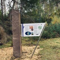 Die Geo-Station in Heimarshausen bietet anschauliche Informationen über die Geologie sowie natur-und kulturlandschaftliche Besonderheiten in kompakter Form.