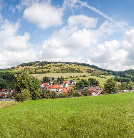 Panorama von Welleringhausen.