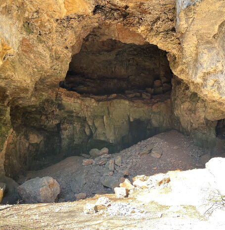 Die "Weiße Kuhle", eine 250 Millionen Jahre alte Höhle des ehemaligen Zechsteinmeers, ist bekannt für fossile Höhlenbärenüberreste, wird mit einer Geo-Station ausgestattet und war Geotop des Jahres 2022.