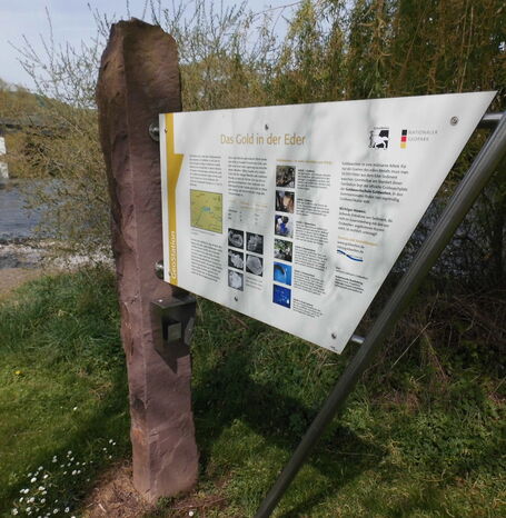 Die Geo-Station in Mehlen bietet anschauliche Informationen über die Geologie sowie natur-und kulturlandschaftliche Besonderheiten in kompakter Form.