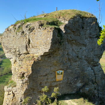 Der lange Stein in Oberwerbe.