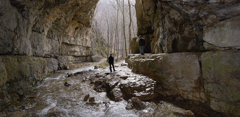 Eine Impression des Geoparks Schwäbische Alb.
