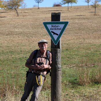 Gerd Rosenkranz, seit 2010 zertifi­zierter Geopark- und Natur- und Land­schafts­führer.