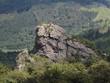 Die Bruchhauser Steine in Olsberg-Bruchhausen wurden vor Jahrmillionen durch Vulkane geformt.