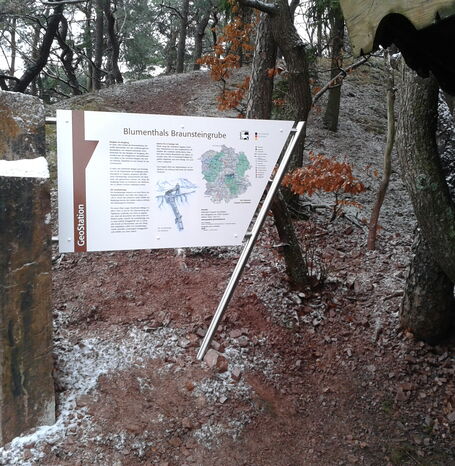 Die Geo-Station Blumenthals Braunsteingrube bietet anschauliche Informationen über die Geologie sowie natur-und kulturlandschaftliche Besonderheiten in kompakter Form.