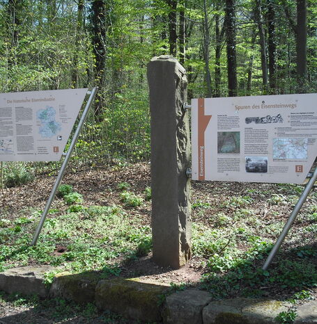 Die Geo-Station Eisensteinweg in Waldeck bietet anschauliche Informationen über die Geologie sowie natur-und kulturlandschaftliche Besonderheiten in kompakter Form.