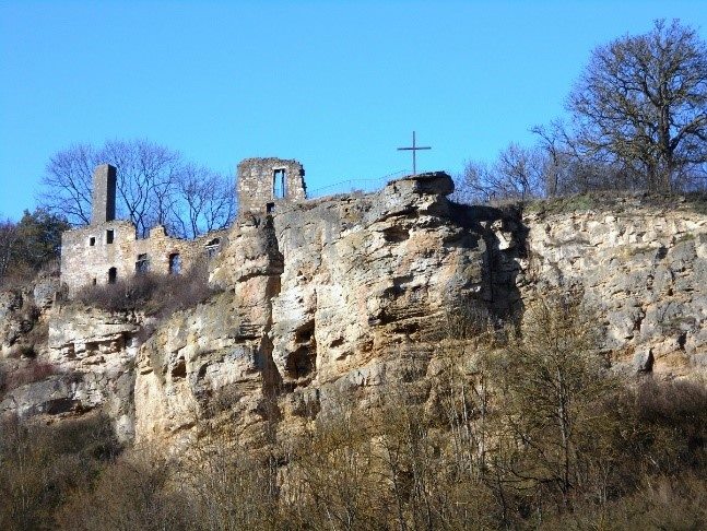 Die Felslandschaft im Werbetal, dessen Kalkstein-Felsen aus Ablagerungen des Zechstein-Meeres (vor rund 290 Millionen Jahren) bestehen.